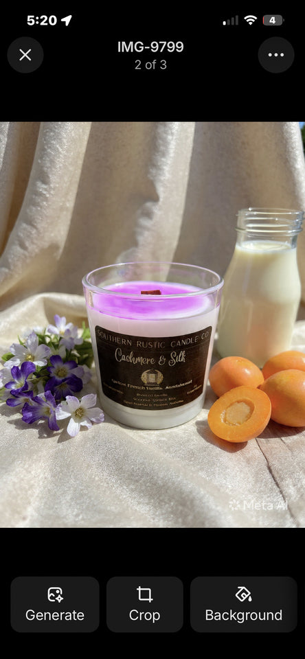 Cashmere & Silk – 10oz Wooden Wick