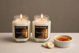 Banana Brûlée – 6oz Hexagon Jar Candle – Cotton Wick