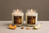 Autumn Brunch – 6oz Hexagon Jar Candle – Cotton Wick