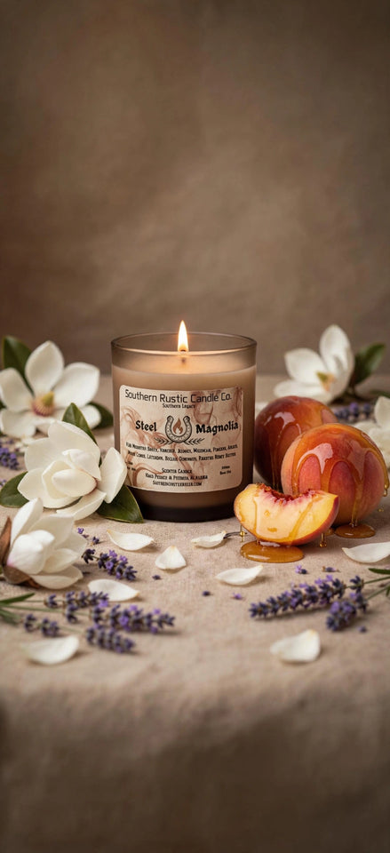 Steel Magnolia – 10oz Wooden Wick