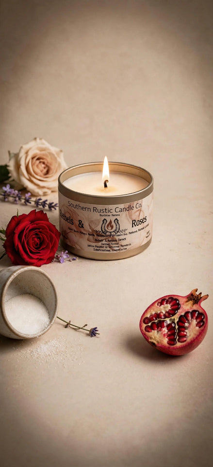 Rebels & Roses – 4oz Cotton Wick