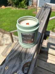 Peach Nectar-9oz-Sage Tin Candle