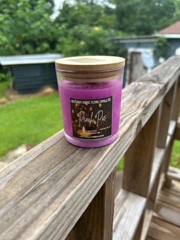 Peach Pie-10oz Iridescent Jar Candle