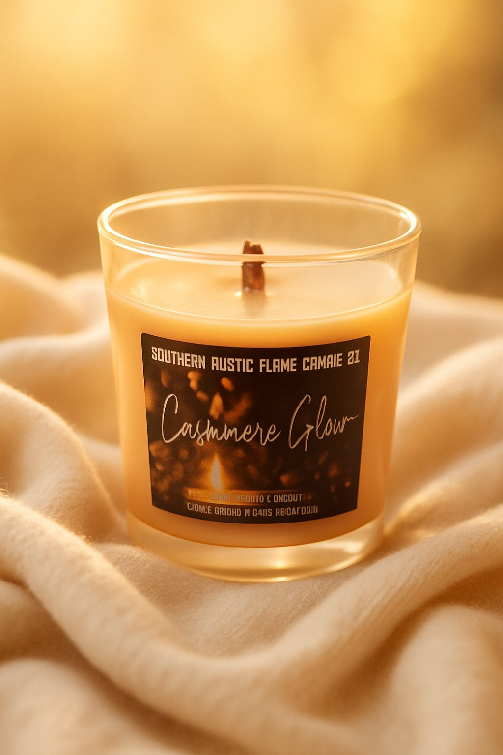 Cashmere Glow-10oz Homemade Scented Candle