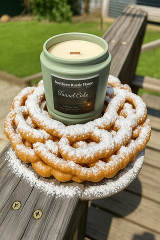 Funnel Cake-9oz-Sage Tin Candle