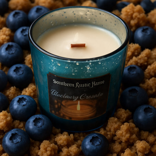 Blueberry Crumble-10oz-Mercury Blue Candle