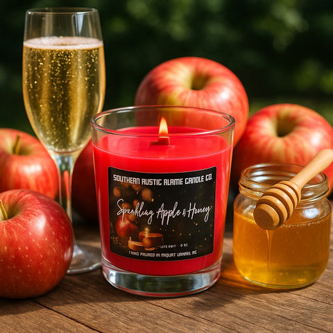 10oz-Champagne Apple & Honey Candle