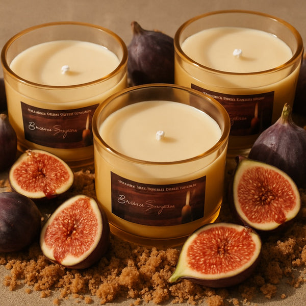 4oz-Brown Sugar & Fig Amber Jar Candle