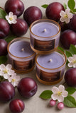 Sugarplum Blossom – 4oz Amber Jar Candle – Cotton Wick