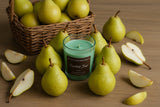 Bartlett Pear – 7oz Straight Sided Glass Candle – Cotton Wick