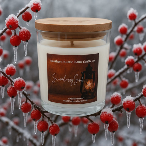 Snowberry Icicle-10oz Straight Sided Jar Candle