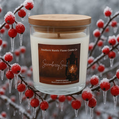 Snowberry Icicle-10oz Straight Sided Jar Candle