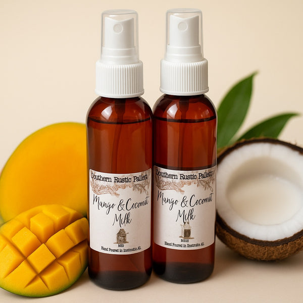 Tropical Mango and Coconut Milk Spray – 8oz Bottle – Home and Linen Freshener