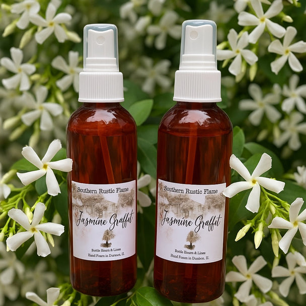 Luxury Jasmine Santal Spray with Oakmoss and Amber – Long-Lasting Floral Home Fragrance