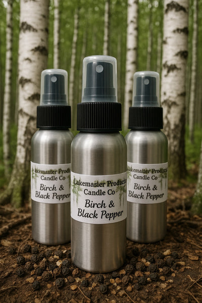 Birch and Black Pepper Room Spray – Mandarin, Cardamom, Sandalwood Scent