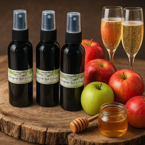 Champagne Apple & Honey-4oz-Hand-Poured-Room & Linen Spray