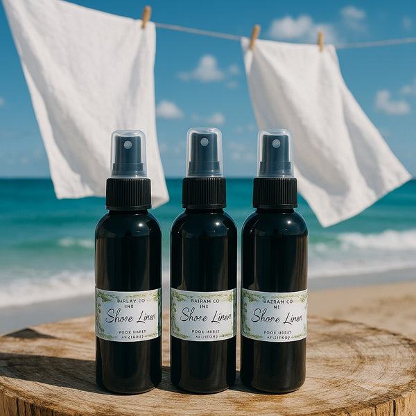 Ocean Shore Linen-4oz-Hand-Poured-Room & Linen Spray-