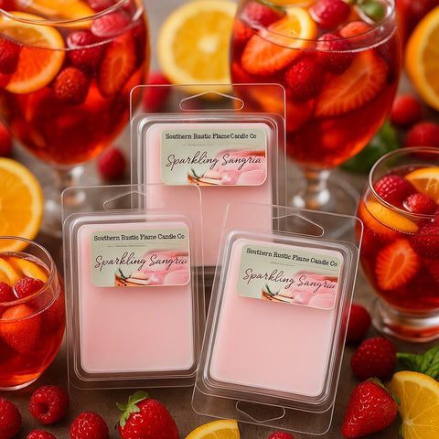 Premium Sparkling Sangria Wax Melts – Long-Lasting Fruity Scent – Home Fragrance