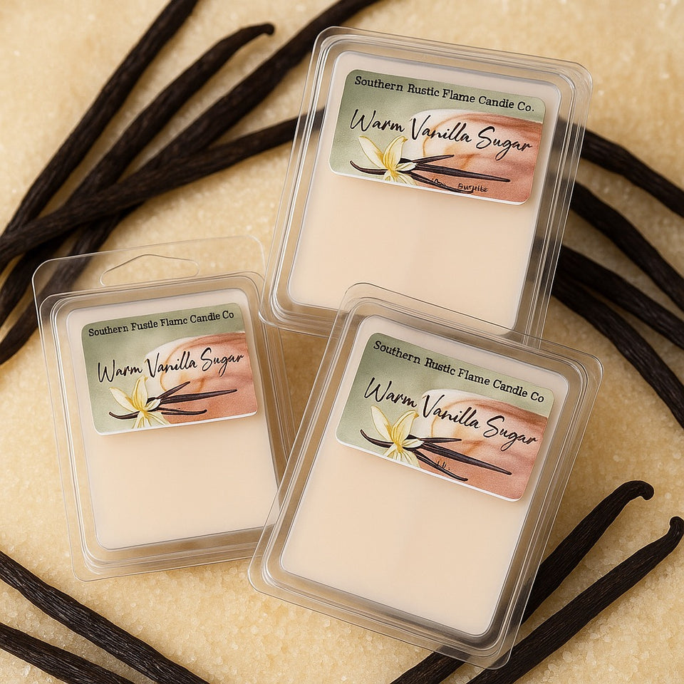 Warm Vanilla Sugar – Hand-Poured Wax Melt