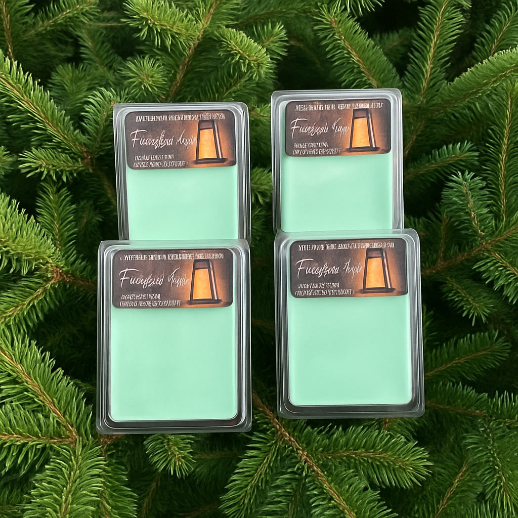 Frazier Fir-Hand-Poured-Wax Melt-Southern Rustic Flame Candle