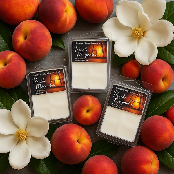 Peach Magnolia-Hand-Poured-Wax Melt-