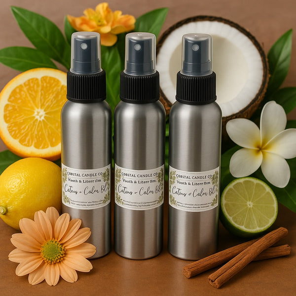 Baja Cactus Blossom-4oz-Hand-Poured -Room & Linen Spray