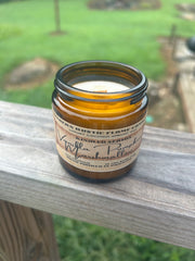 Vanilla Pumpkin Marshmallow-4oz-Amber Jar-Candle
