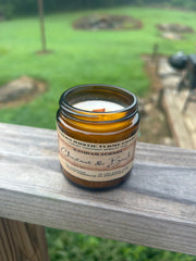 Chestnut & Birch-4oz -Amber Jar-Candle