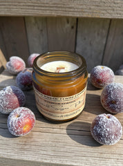 Frosted Sugar Plum-4oz-Amber Jar-Candle