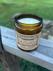 Pumpkin Caramel Crunch-8oz -Amber Jar-Candle