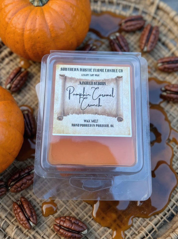 Pumpkin Caramel Crunch – Hand-Poured Wax Melt
