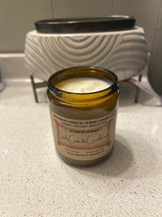 Apple Crisp & Cardamom Candle-8oz-Amber Jar-Candle