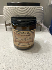 Apple Crisp & Cardamom Candle-8oz-Amber Jar-Candle