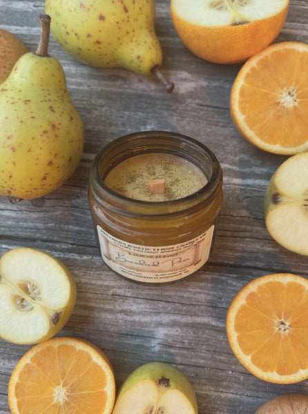 Brandied Pear-2oz-Amber Jar Candle