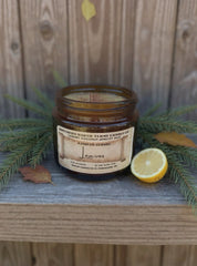 Leaves {type} 2oz Amber Jar Candle