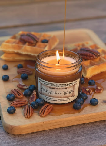 Blueberry Pecan Waffle 2oz amber jar candle