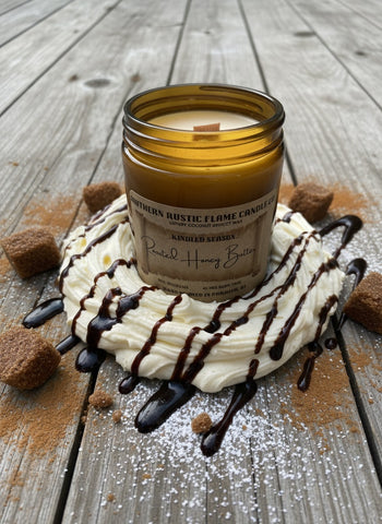 Roasted Honey Butter 9oz Amber Jar Candle