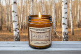 Birch & Black Pepper-9oz Hand-Poured Candle-Wood Wick- Southern Rustic Candle