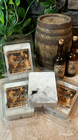 Bourbon Woods-Wax Melts-Hand-Poured- Southern Rustic Flame Candle Co.