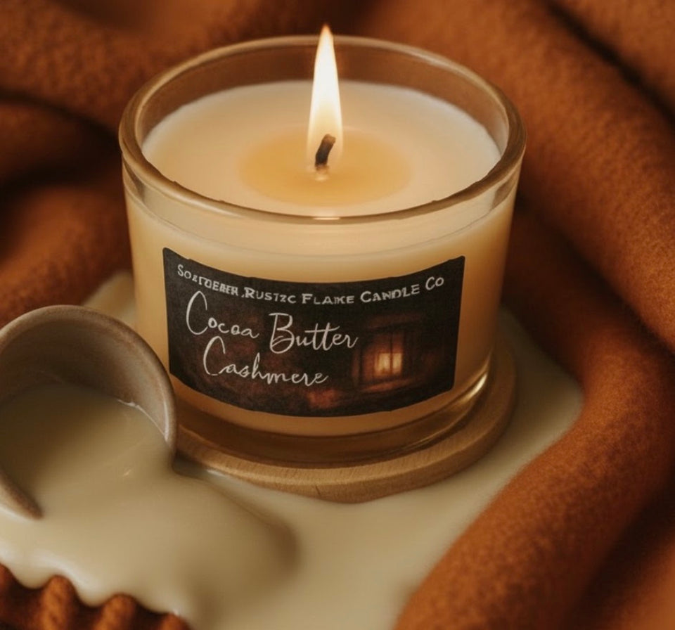 Cocoa Butter Cashmere – 4oz Cotton Wick