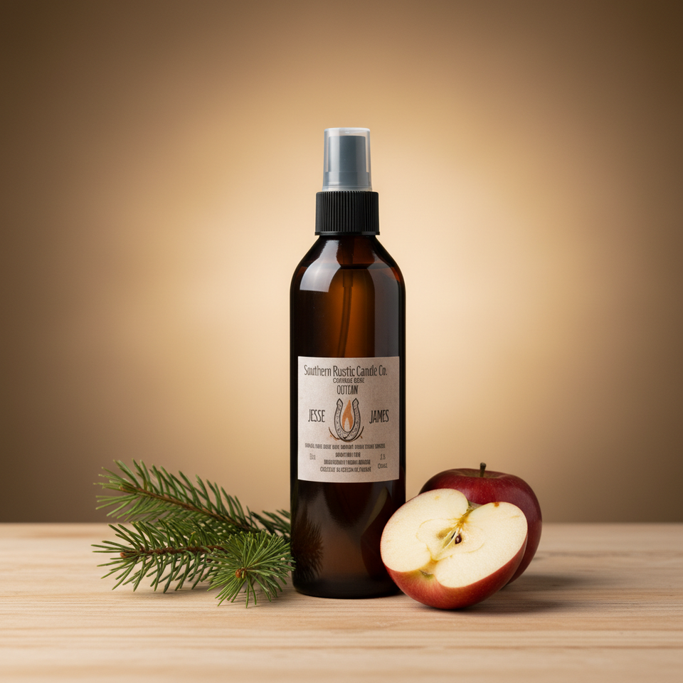 Outlaw Jesse James 8oz Spray - Tan/Cream Background