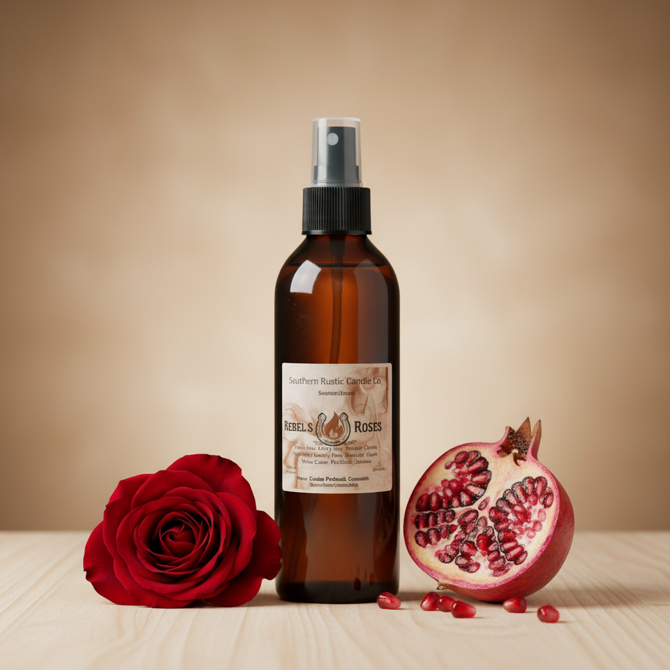 Rebels & Roses 8oz Spray - Tan/Cream Background